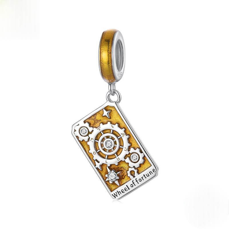 Carte de Tarot de style rétro Accessoires pendentif bricolage