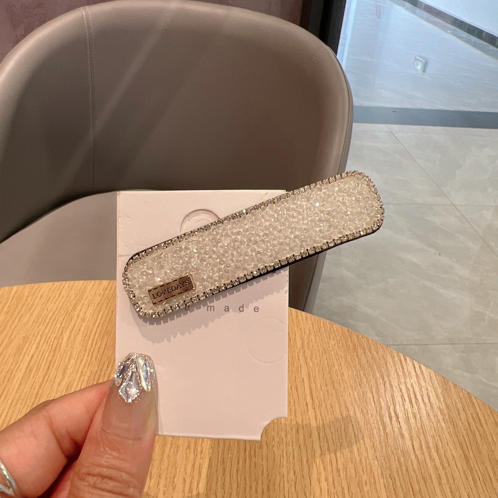 Barrettes élégantes simples polyvalentes haute sens Nouveau