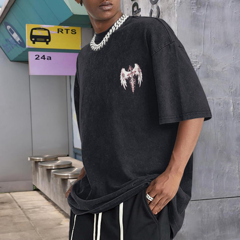 Chemises Goth Punk Vintage pour hommes Gringe Streetwe