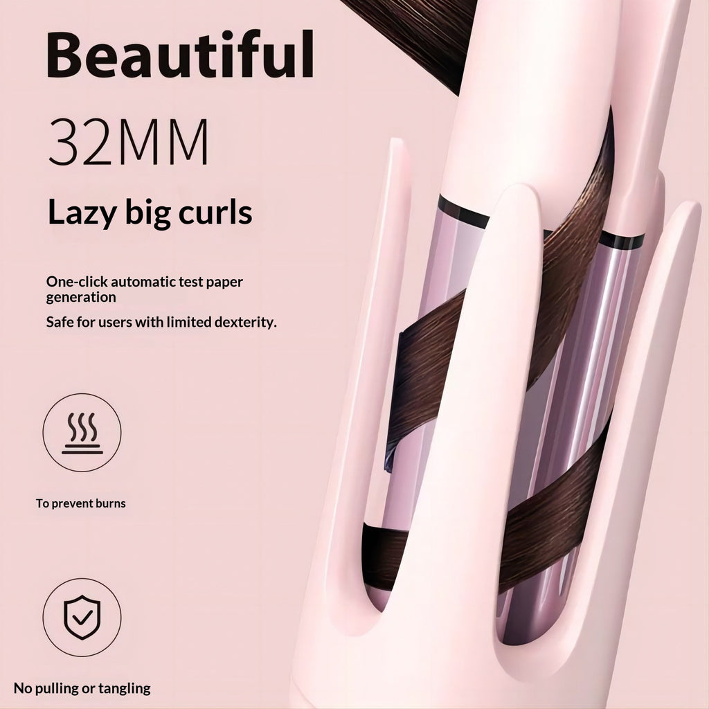 Entièrement automatique curler cheveux doux sur les cheveux