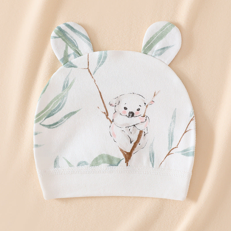 Chapeau bébé porte de protection en coton double couche