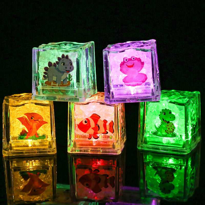 LED Colorful Sensing Flashing Ice Cube lumière