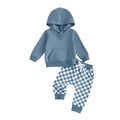 Sweatshirt à manches longues et pantalons à capuche à capuche