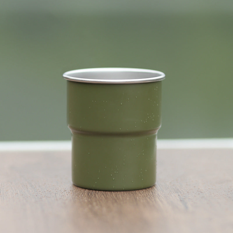 Coupe de café en acier inoxydable 304 Coupe à couche unique