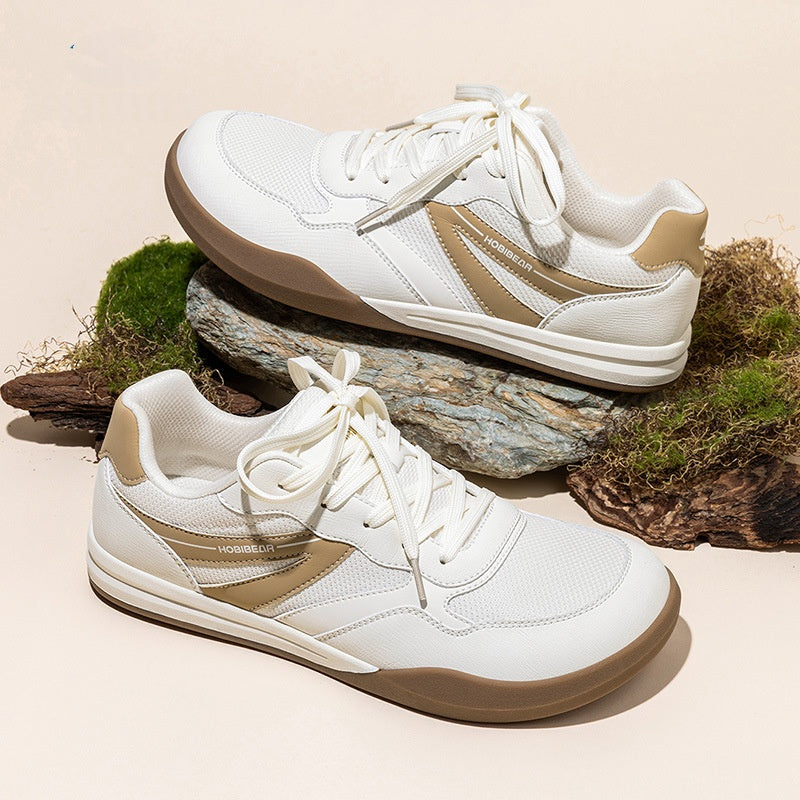 Hommes Casual Sports large orteil box plat monocouche chaussures