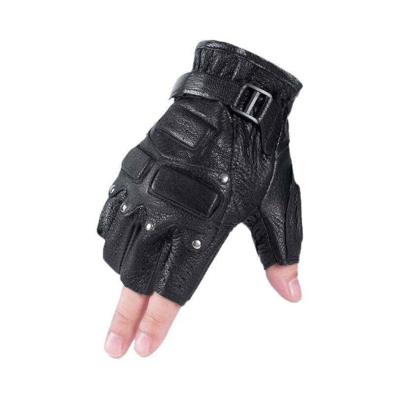 Tactiques de formation en plein air Gants en cuir véritable