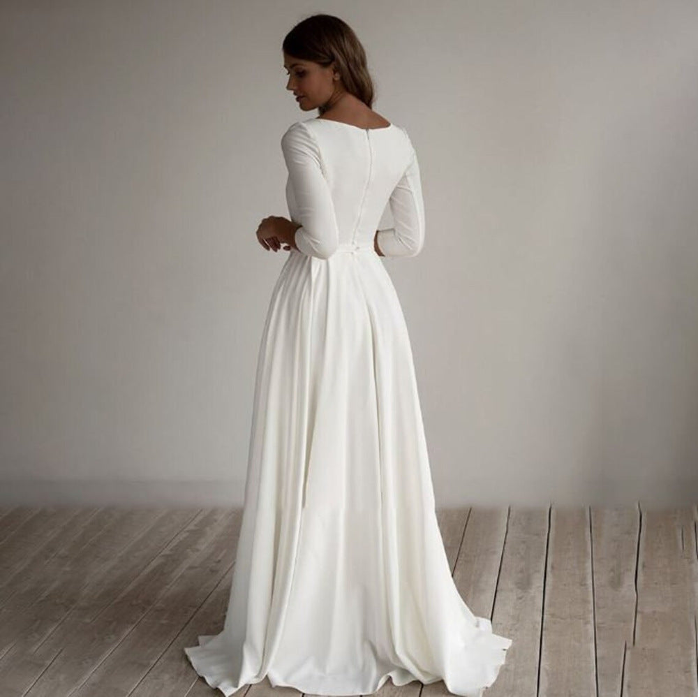 Long Temperament Commute Slim-fit Banquet Robe de soirée de mariage