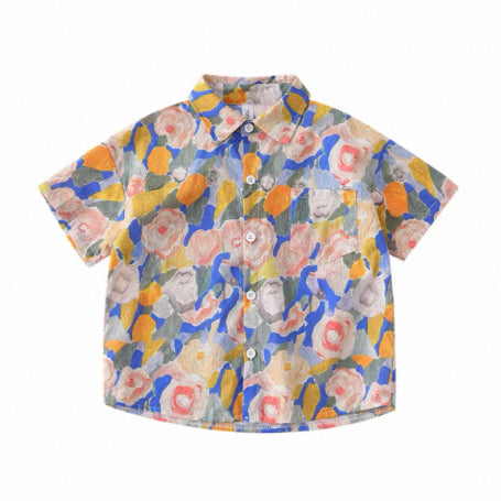 Dopamine Seaside Tyndall-Effect Jupe avec imprimé Parent-enfant assorti
