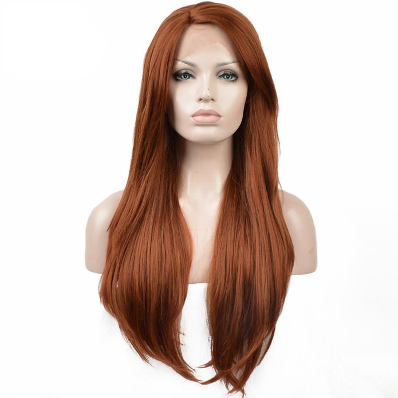 Synthétique Dentelle avant Long cheveux bouclés