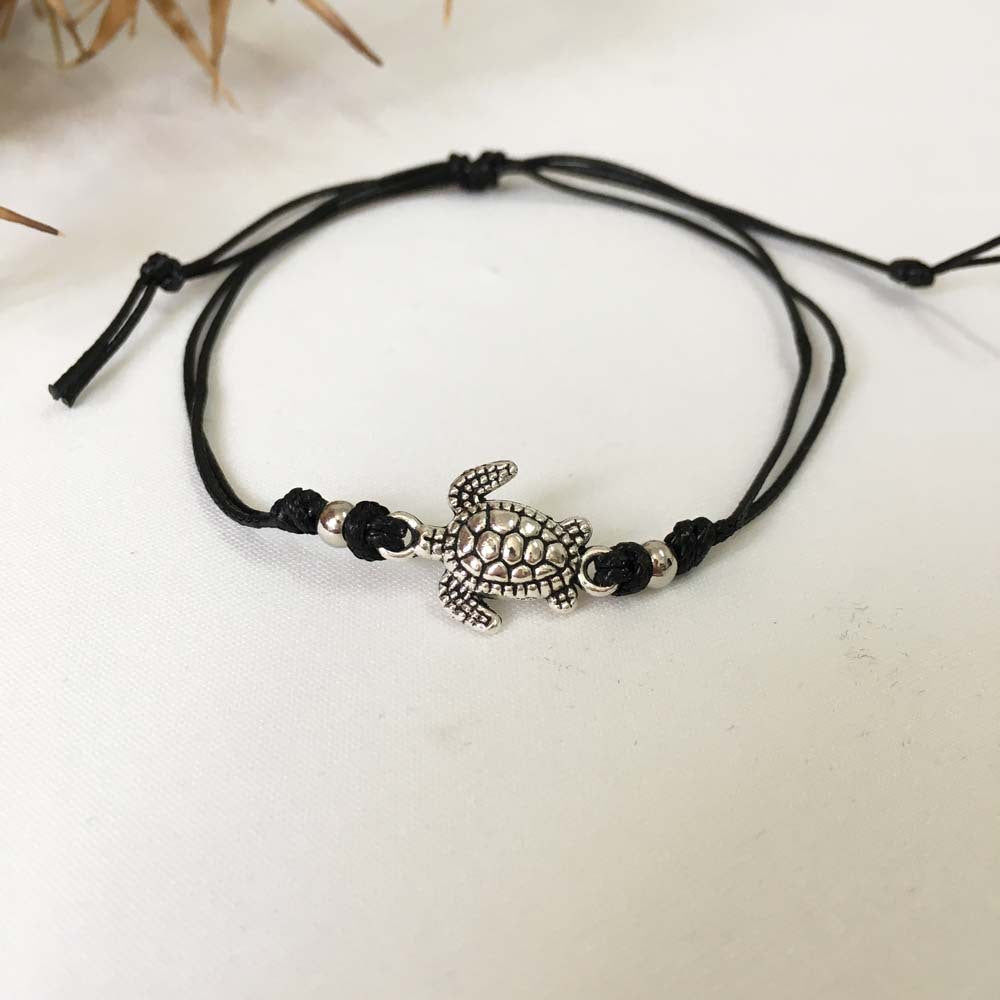Pendentif de tortue à corde tressée à la mode pour les femmes