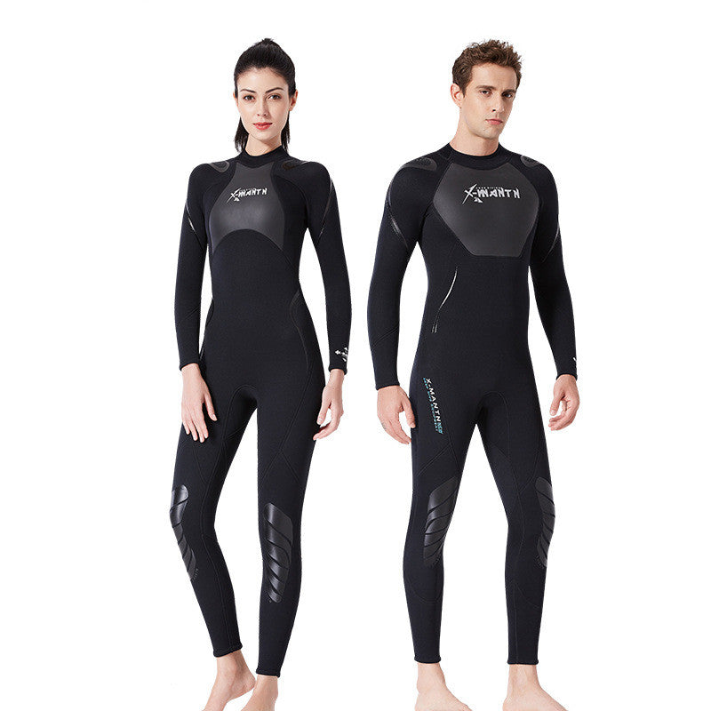 1.5MM Snorkeling chaud et froid à manches longues Surf écran solaire Jellyfish Maillot de bain