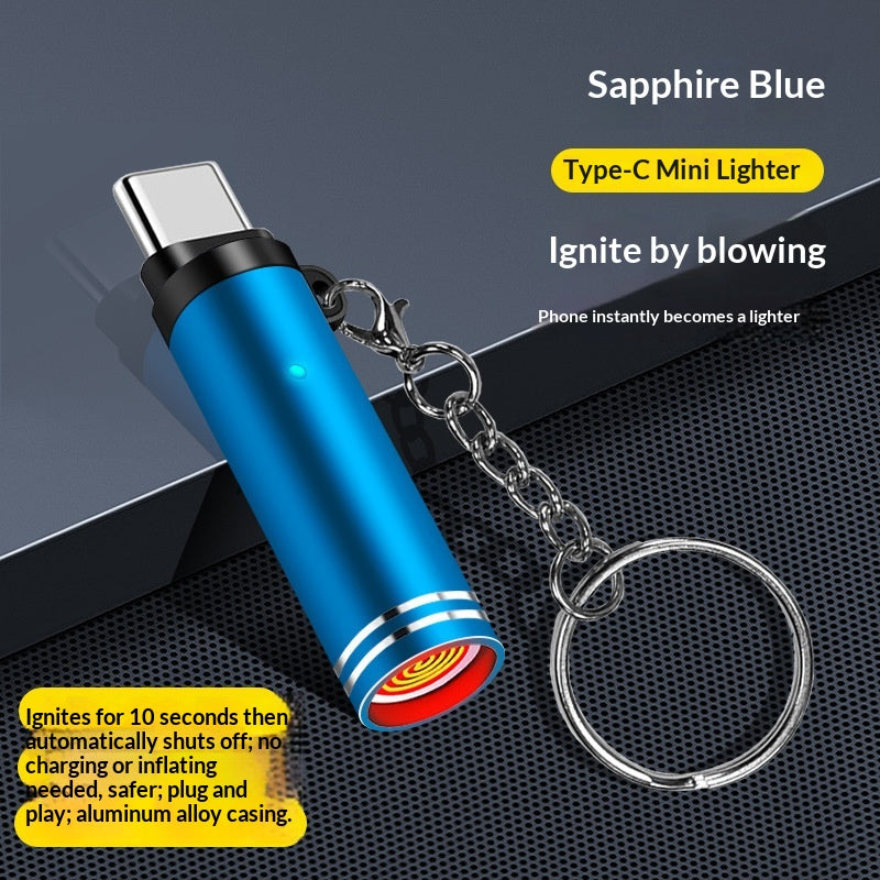 Type-C Téléphone direct Mini allume-cigarette sans flamme