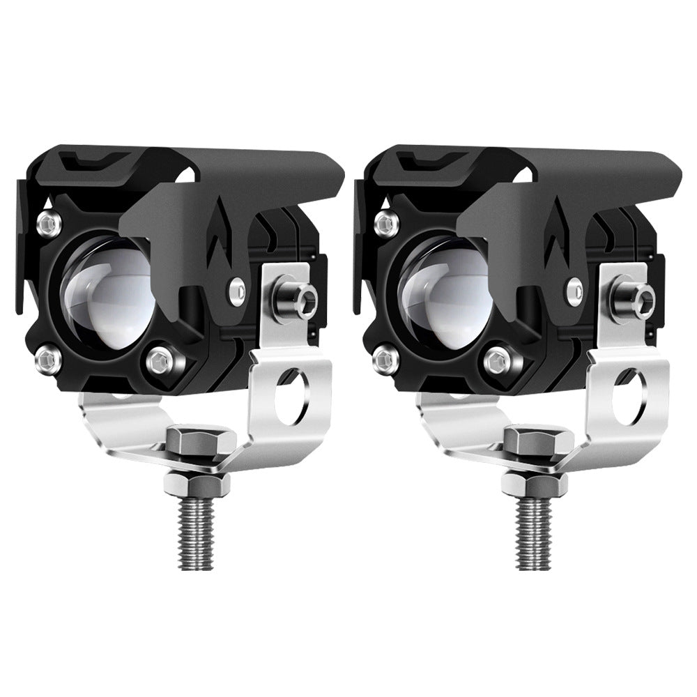 LED Bi-color jaune et blanc lumière de travail externe lumière de moto