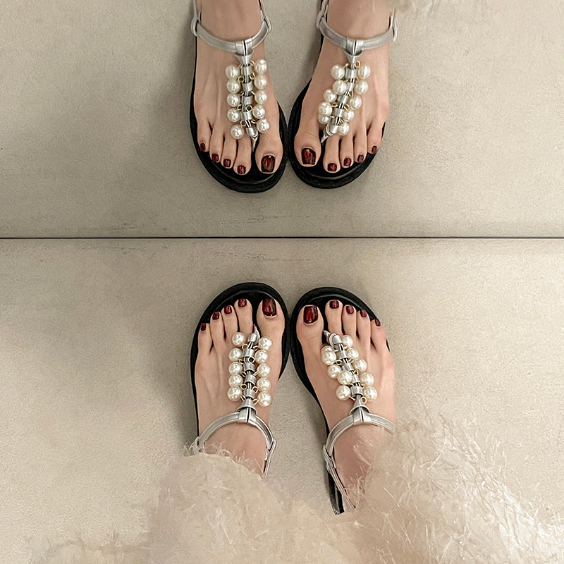 Taille de semelle épaisse Augmenter Wedge String Super High Talon Sandales Femmes Été Pour Robes