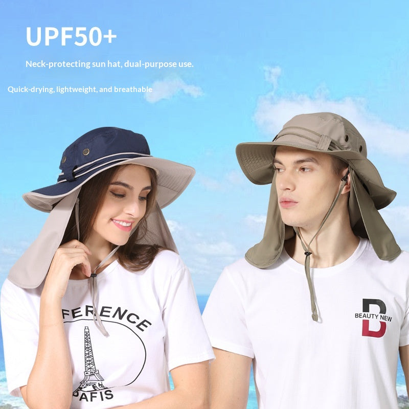 Chapeau extérieur UV-Protection du soleil-Protection des pêcheurs avec garde de cou