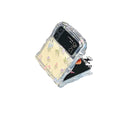 Dossier de téléphone pliant de chiot floral