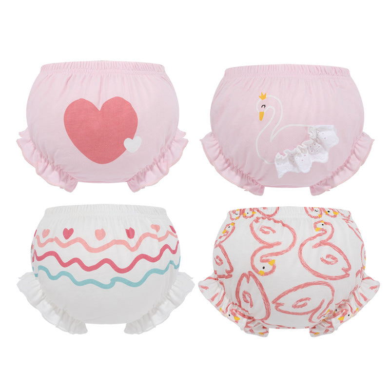Triangle Short Outer Porter Pantalons Tout-petit et Enfants Triangle Pantalons à pain Bow