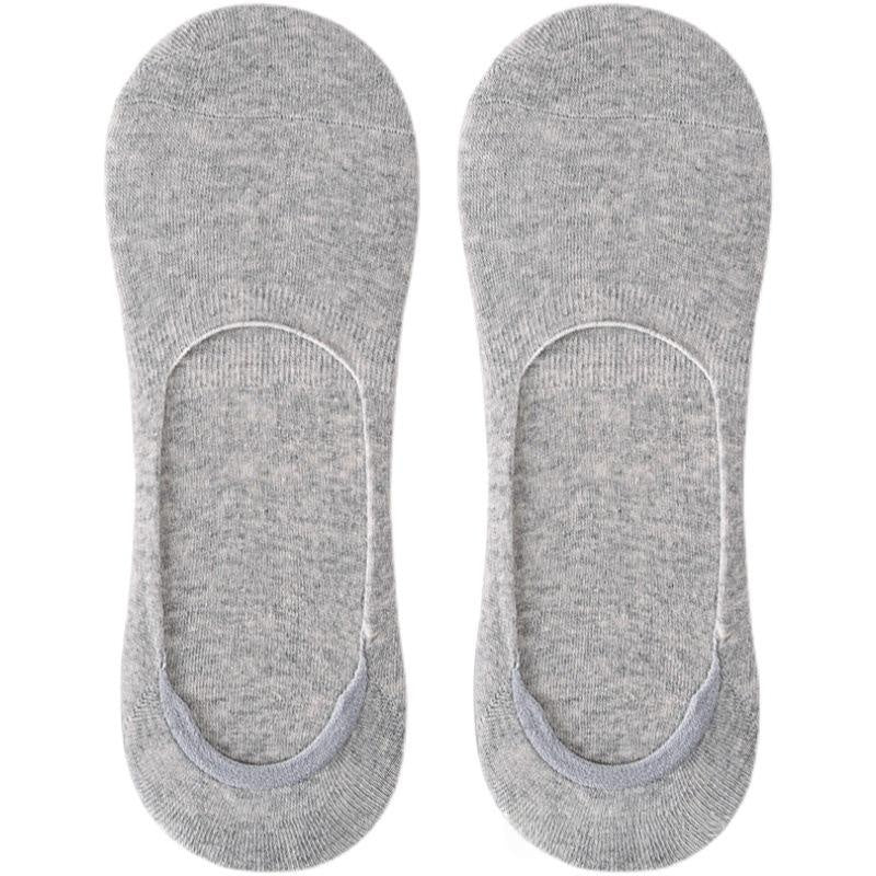 Chaussettes en coton à faible coupe, minces et non glissantes