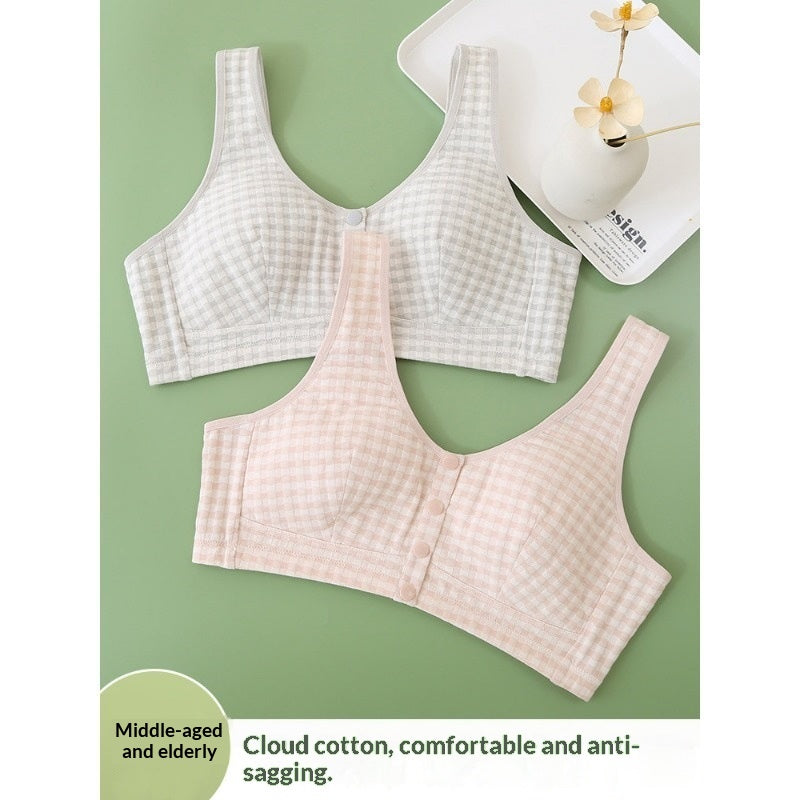 Soutien-gorge en coton pour femmes d'âge moyen
