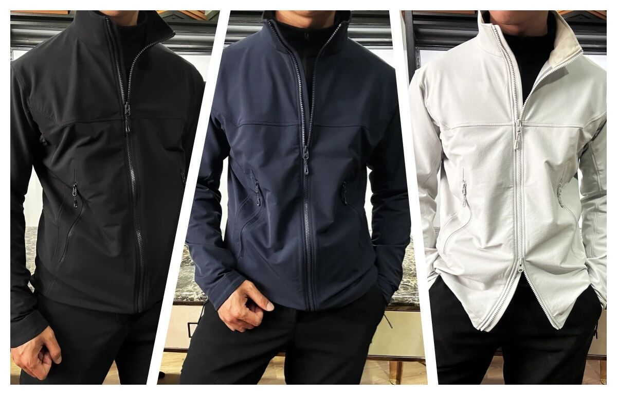 Homme Slim Fit Soft Shell Jacket avec doublure en polaire