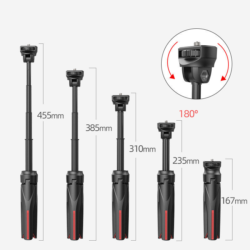 Téléphone mobile Live Selfie Stick Rill Light Tripod