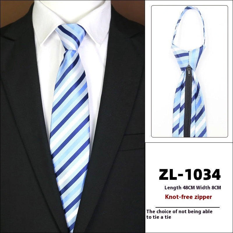 L'usure formelle pour hommes Business Zipper Tie-free