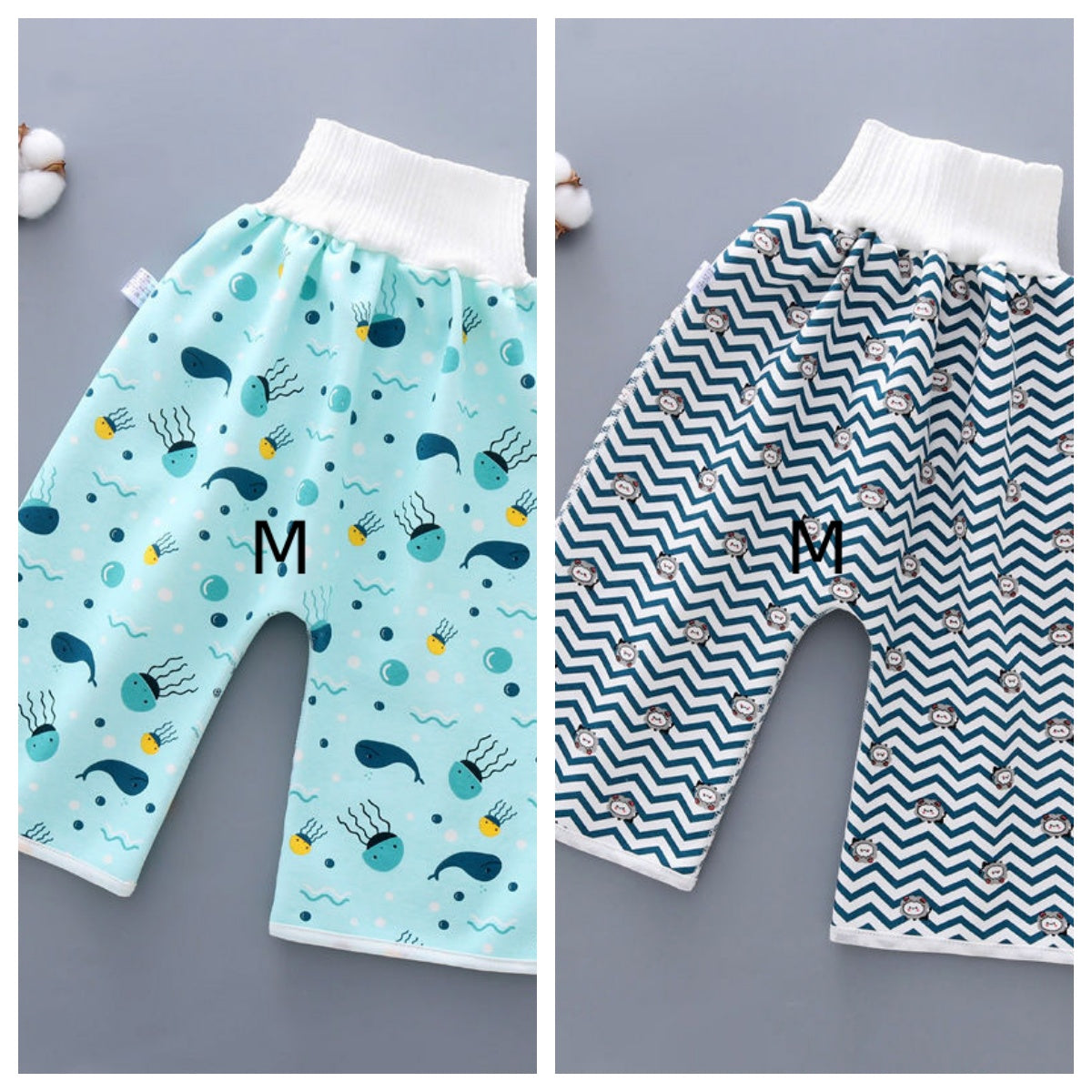 Imperméable Pantalon d'entraînement Urine Bébé Garçons et Filles Nuit Urine Lavable Couche