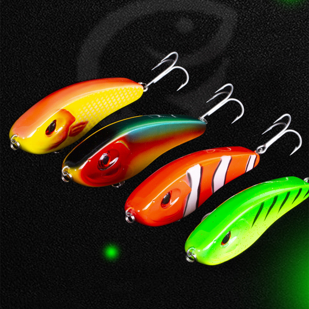 Bait de chien de bruit couleur bionique lente et lourde pompe arrêt VMC Fishhook