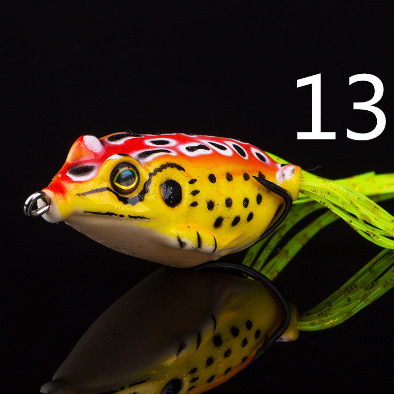 Bionic Thunder grenouille oeuf grenouille noir costume haute carbone acier crochet double