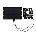 Kit de ventilateur d'échappement à énergie solaire 10W 12V Solar Panel Kit de ventilateur double pour serre de poulet