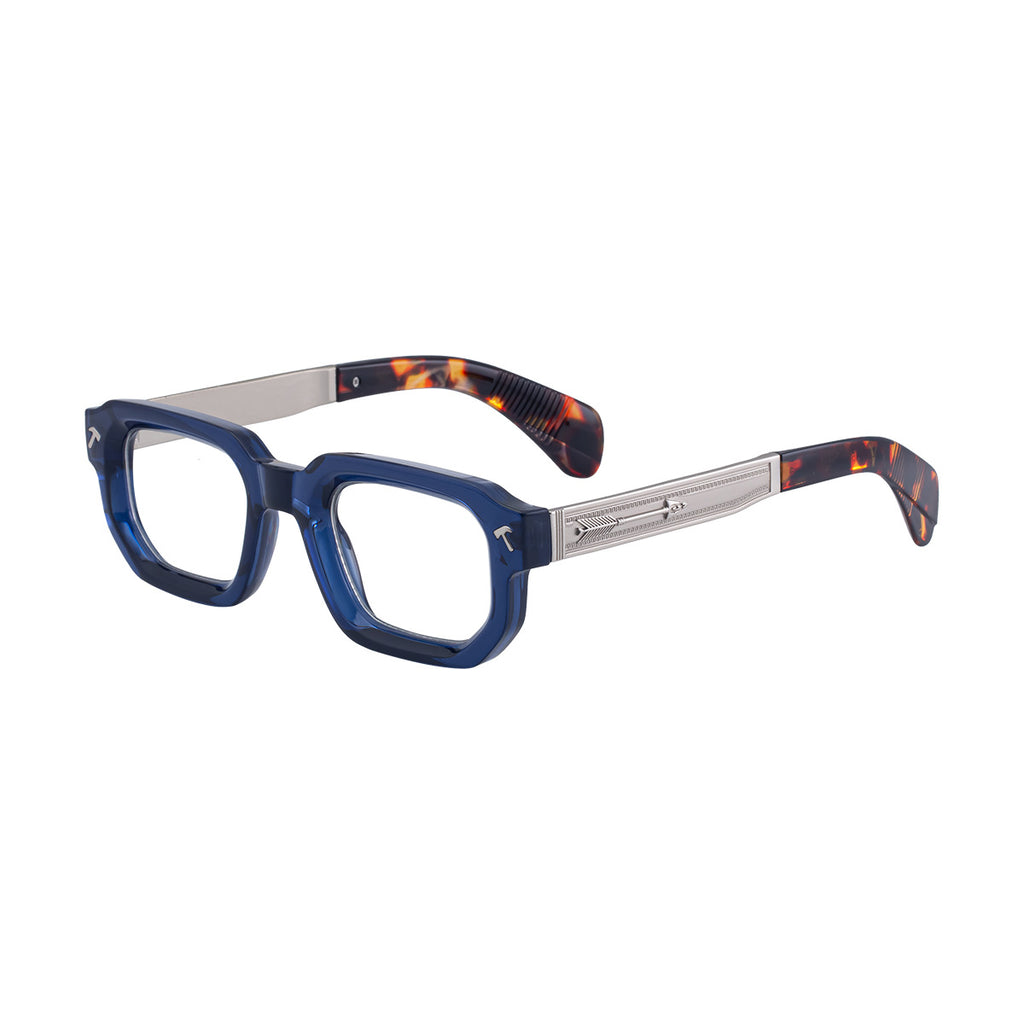 Lunettes de soleil européennes et américaines Fashion Square Frame pour hommes sans ordonnance