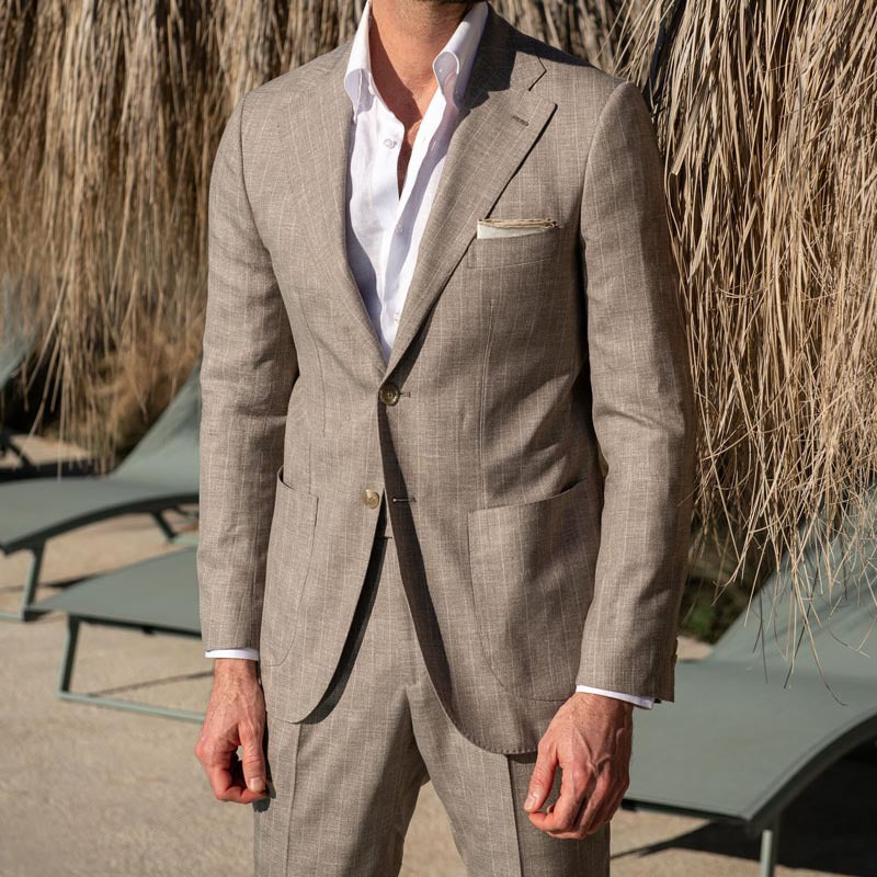 Linge Western style Slim-fit Veste Business-chic