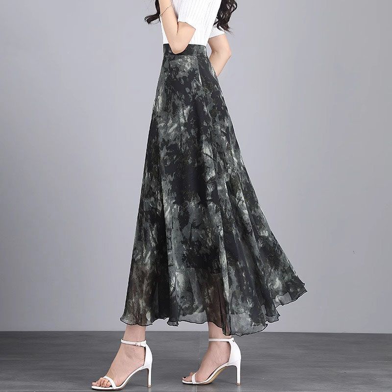 Chic Polka-dot Plus-taille Slimming Figure-flattering