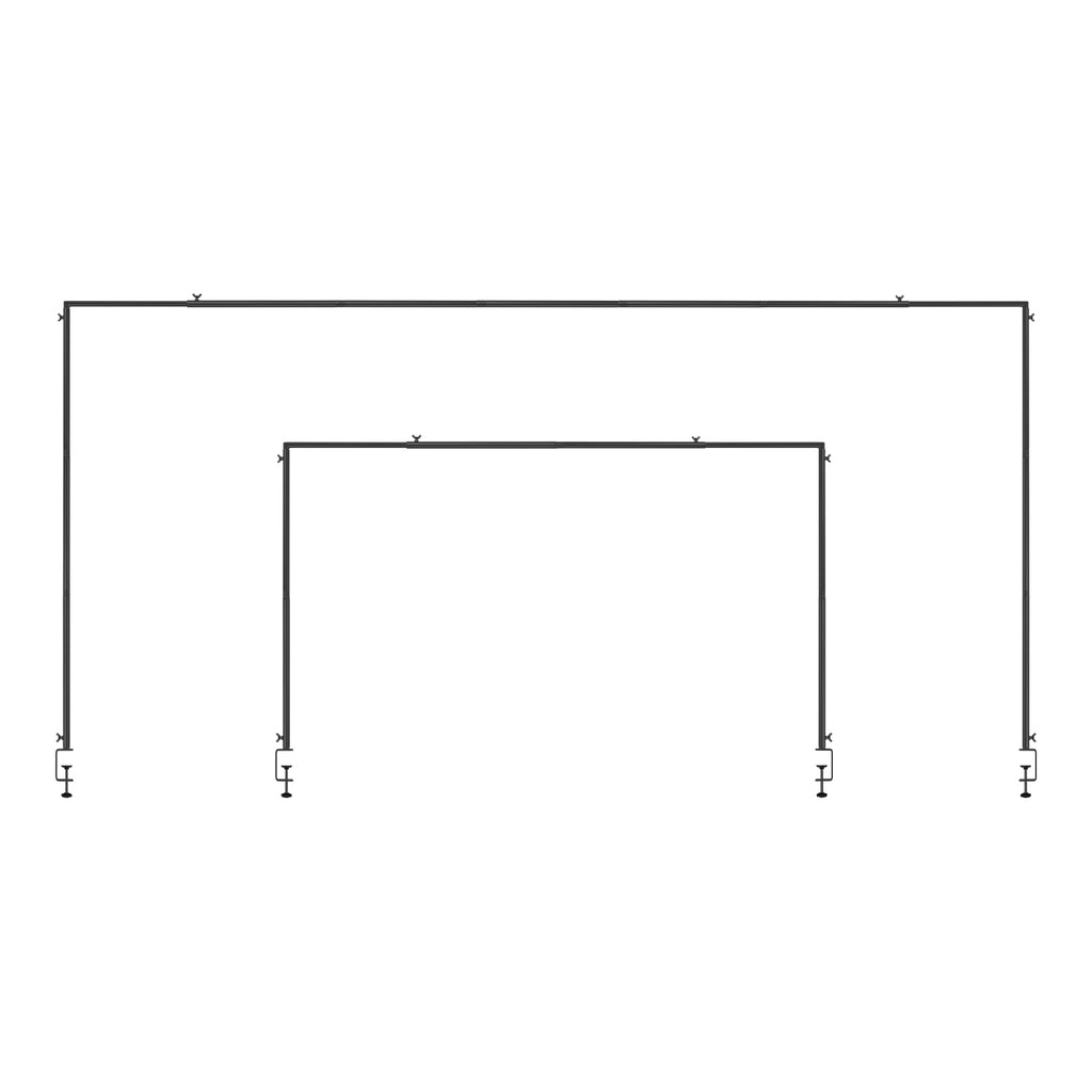 2Pcs ou 1Pcs Options sur le support de la table avec pinces 32-113 en largeur 33-76 en hauteur Ad