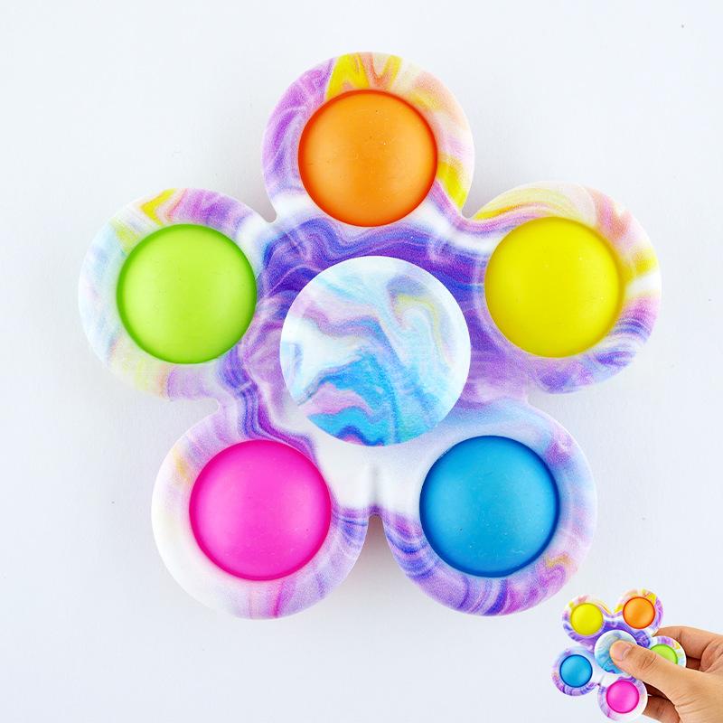 Jouet anti-stress Fidget Spinner avec impression couleur