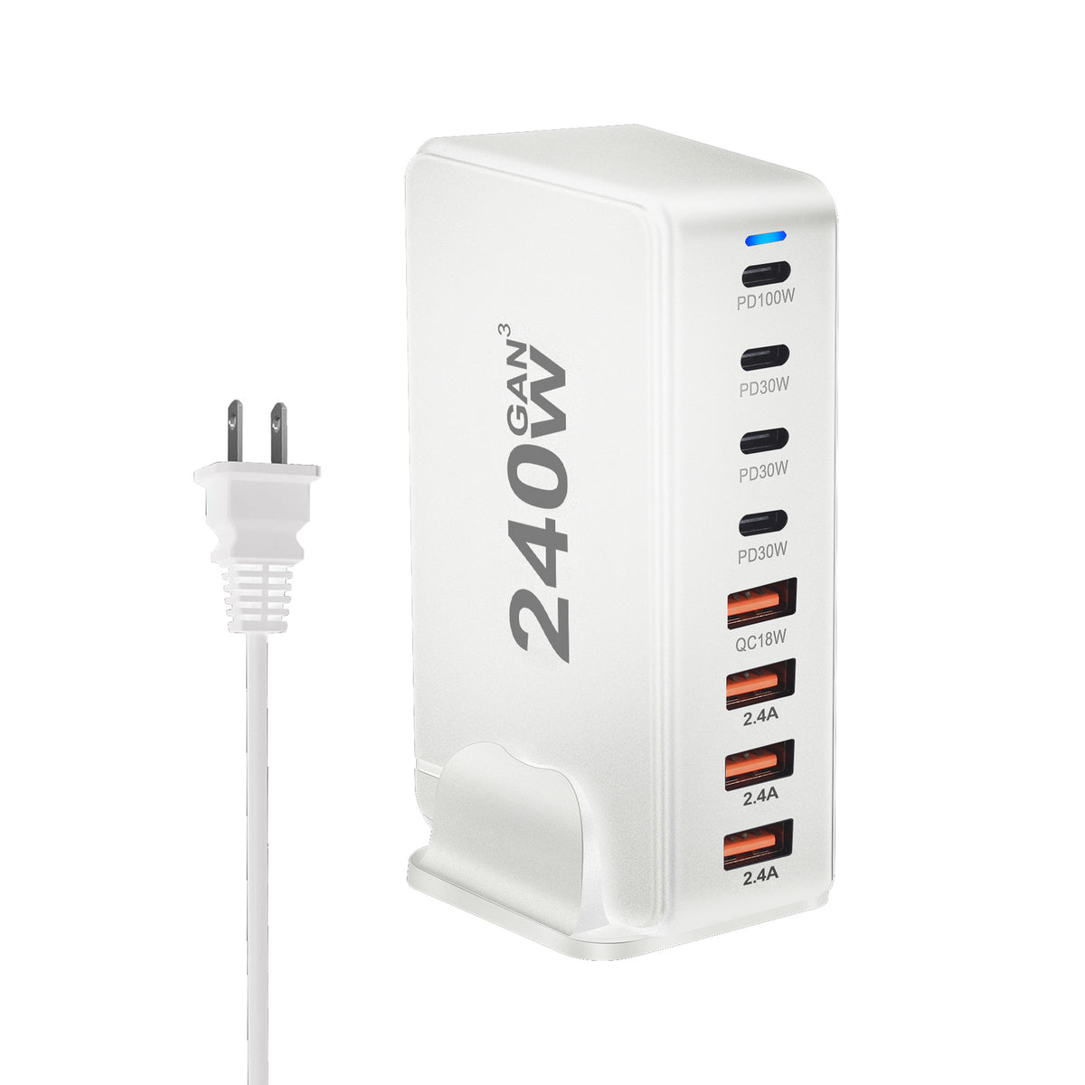 Chargeur PD Gallium Nitride Bureau 240W