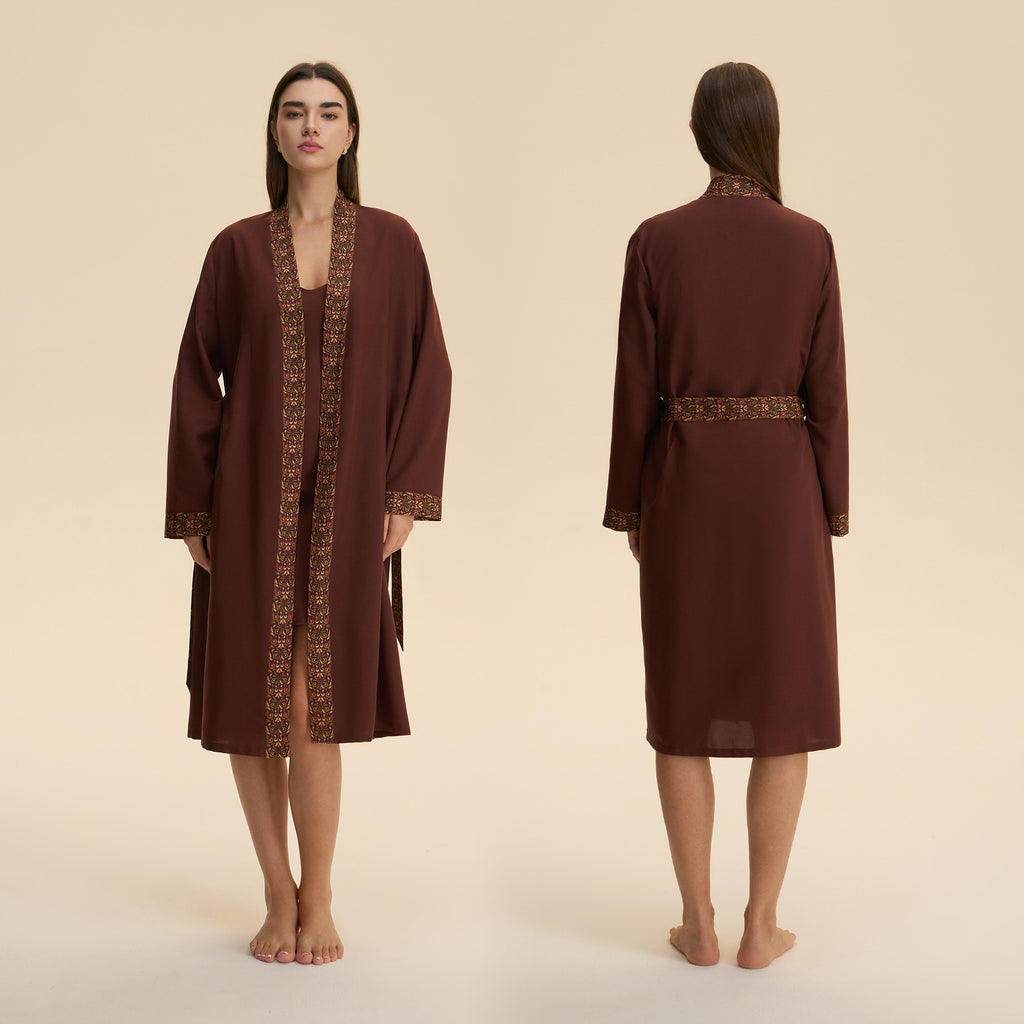 Loose Casual Middle Eastern style une chemise de nuit pour les couples Long coton en forme de nuage Lo