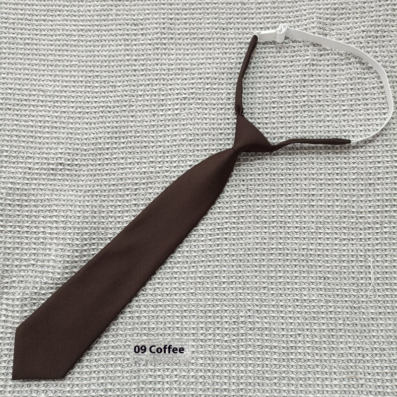 Tie bleu marine couleur solide