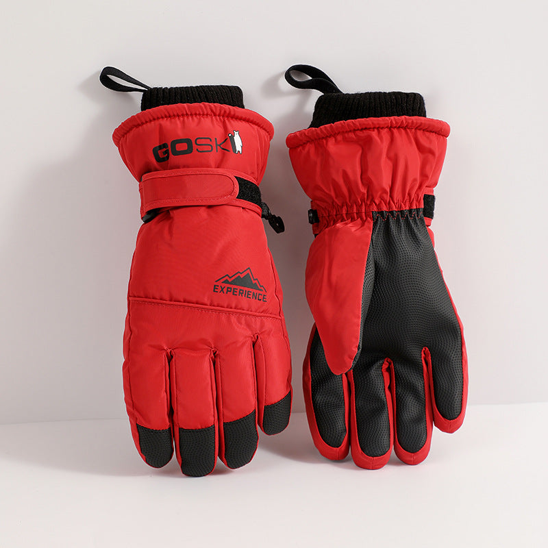 Gants imperméables à l'hiver Ski chaud Gants à l'épreuve du froid