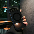 Étui de téléphone magnétique transparent Starry Sky