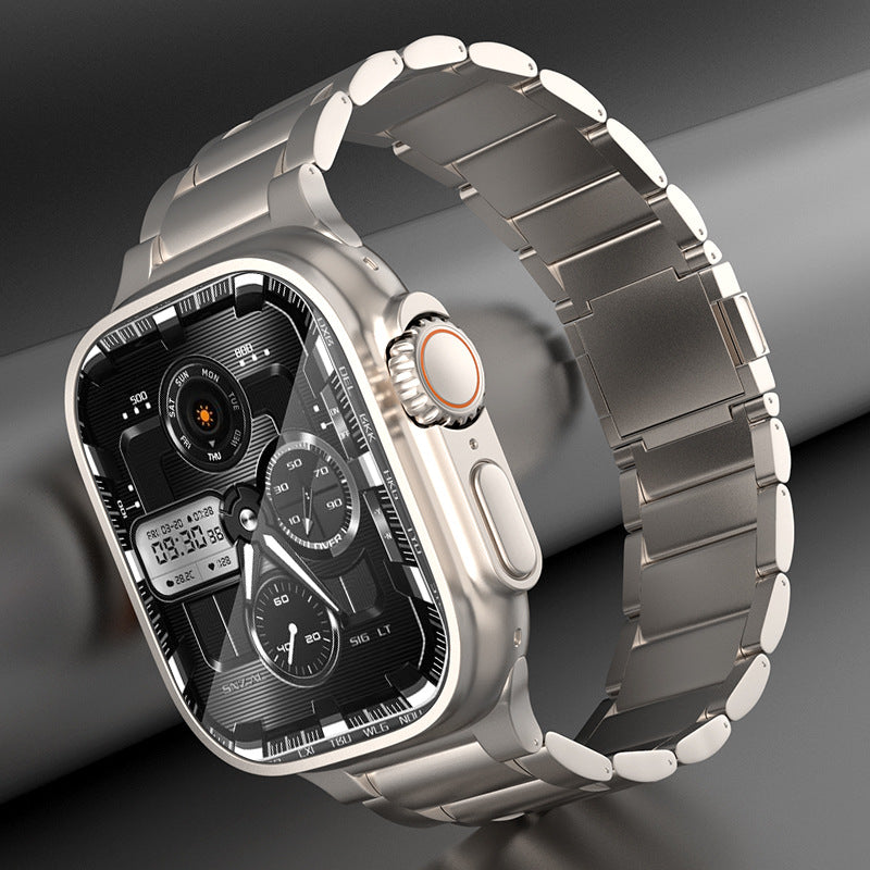 Bracelet de montre en alliage de titane magnétique pour femmes