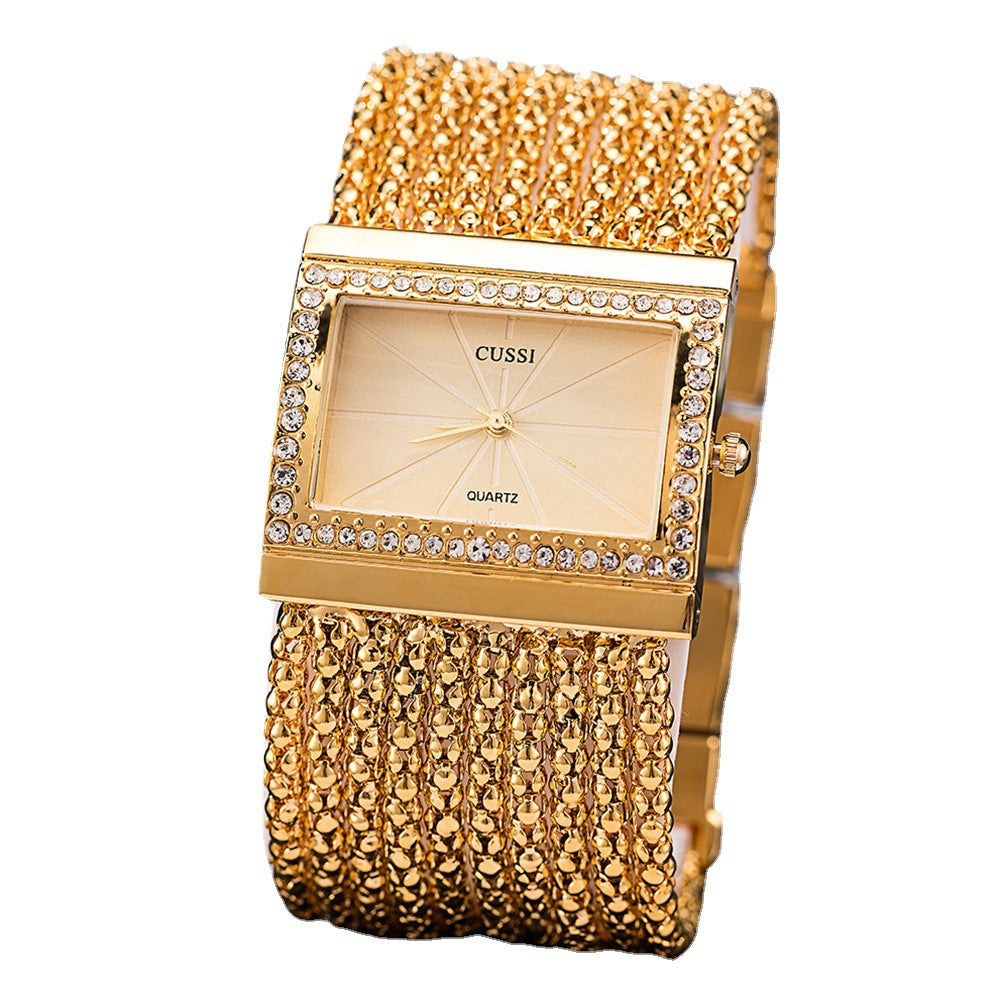 Carré grand cadran montre atmosphérique décorative