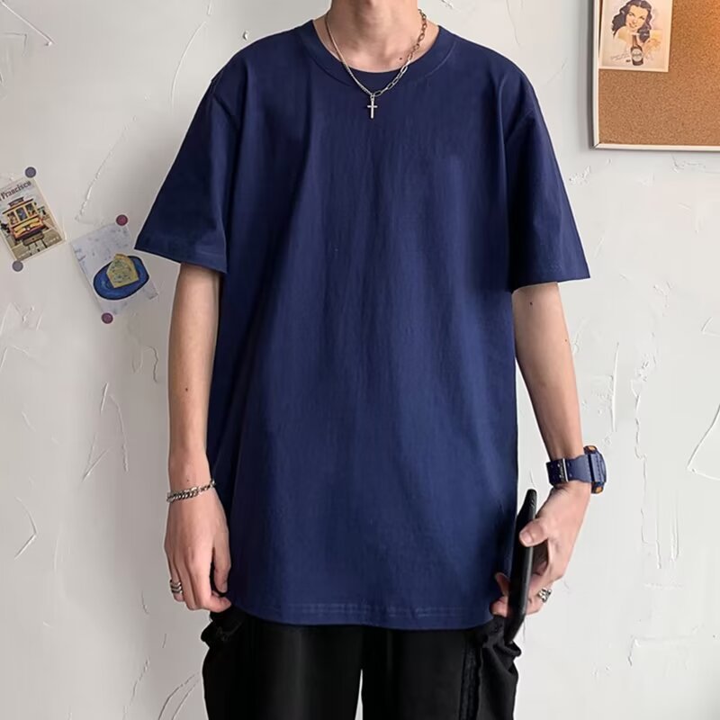 T-shirt à manches courtes de couleur candy pour homme
