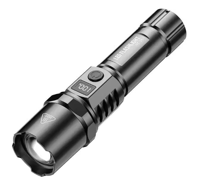 Rechargeable flashlight laser white light portable strong light flashlight