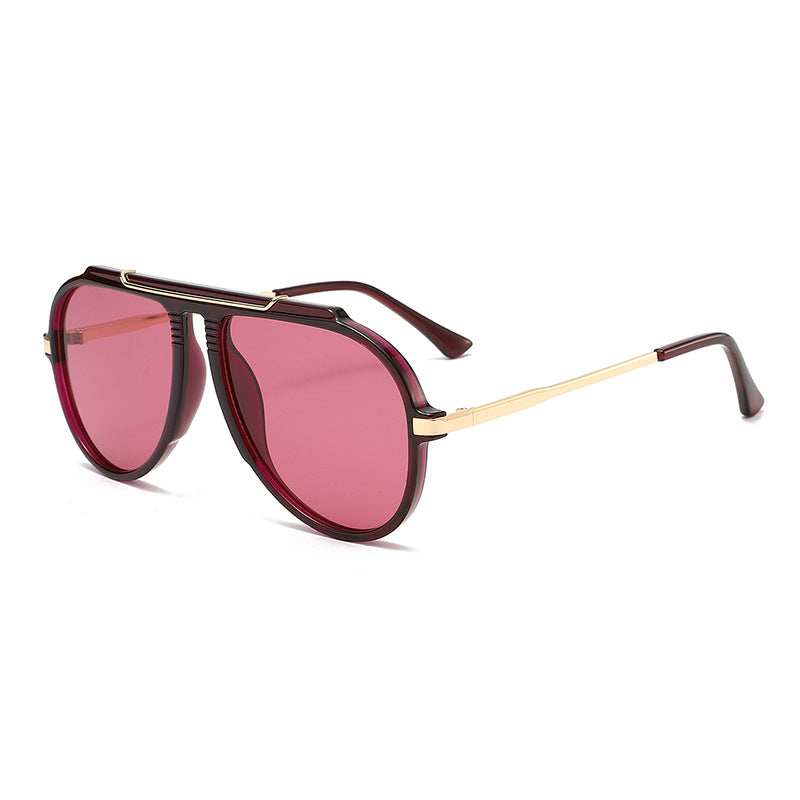 3654 Métal Double-Bridge Aviator Lunettes de soleil Commerce électronique Commerce extérieur Amazon Mode Uv400