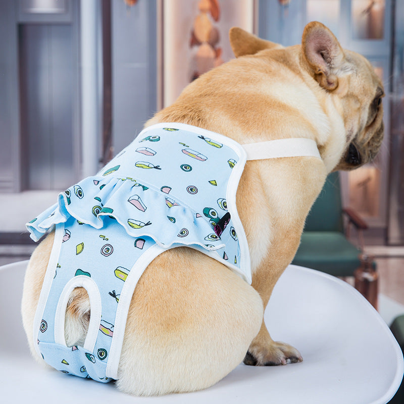 Taureau Anti-harcèlement Sous-vêtements Estreux Lavable Chien Femme Menstruel Pantalons de sécurité