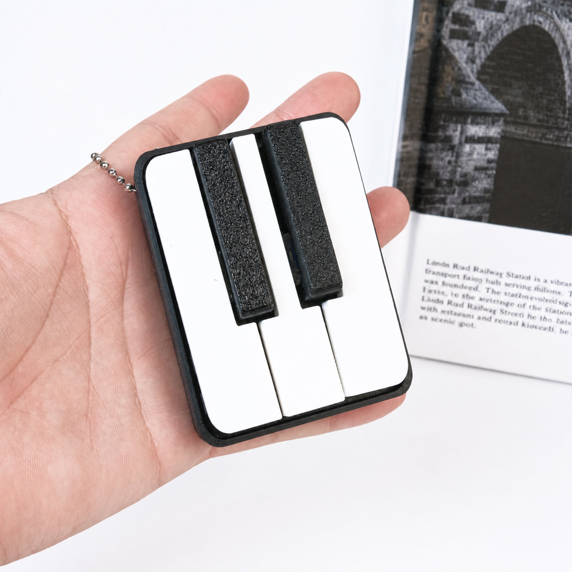 Mini porte-clés pour piano Fidget