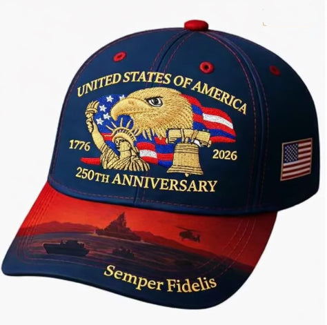 Imprimé numérique Tête d'aigle Broderie Casquette de baseball Chapeau Visière Sun