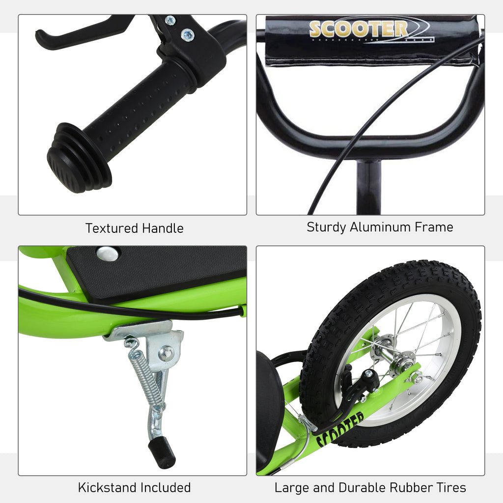 Scooter jeune avec barre réglable