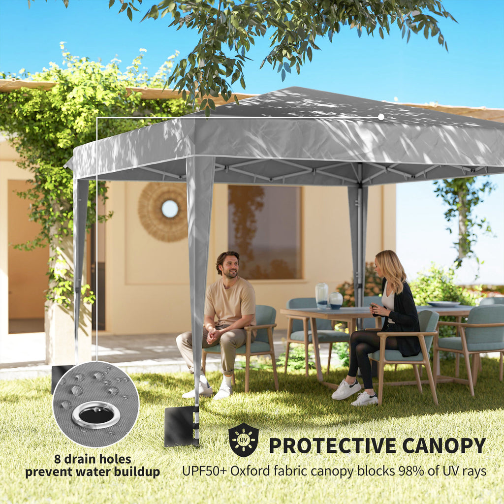 10 x 10 pieds Pop Up Canopy Tente avec parois latérales